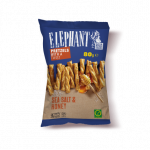 Krekeriai ELEPHANT Twisted su medumi ir druska, 80 g