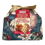 Kakavinis panettone pyragas su tiramisu kremo įdaru, 1 kg