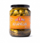 Marinuoti agurkėliai (3-6cm), MAMOS KONSERVAI 680 g