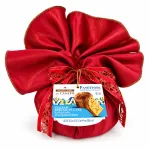 Panettone pyragas su razinomis ir apelsinų žievelėmis, prabangioje dovanų pakuotėje, 1 kg