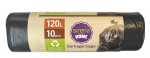 Mai&scaron;ai &scaron;iuk&scaron;lėms SIRENA HOME Garbage Bags 120L, 10vnt