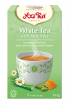 Ekologi&scaron;ka baltoji YOGI TEA arbata su aloe vera, 17 vnt.