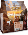 Sausas ėdalas PRINCE T&rsquo;O&rsquo;Nature &scaron;uniukams / mažoms suaugusioms veislėms, be grūdų, kalakutas, 2 kg