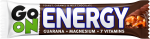 Batonėlis su kofeinu GO ON ENERGY Peanut&Caramel, 45 g