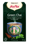 Ekologi&scaron;ka ajurvedinė žalioji arbata YOGI TEA Gren Chai, 17 vnt