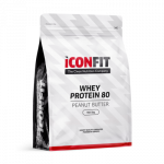 Rie&scaron;utų sviesto skonio i&scaron;rūgų baltymai ICONFIT 80, 1 kg