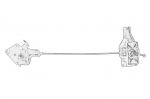 Atsarginio rato tvirtinimo atrama OE RENAULT 57 21 155 31R
