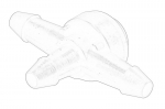 adapteris, priekinio stiklo plovimo vandens siurblys OE VOLVO 31391513