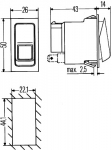 jungiklis 6RH007 832-411