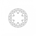 Stabdžių diskas MST369 Galas/Priekis fiksuotas TRW 245/115/4mm/133mm