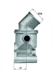Au&scaron;inimo skysčio termostatas MAHLE TI 72 87D