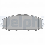 stabdžių trinkelių rinkinys, diskinis stabdys LP1305