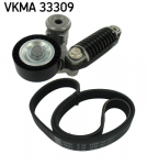 V formos rumbuotas diržas, komplektas SKF VKMA 33309