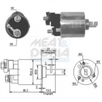 solenoidinis jungiklis, starteris MD46052