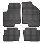 Grindų kilimėliai 4 vnt. modelis: BASIC medžiaga: Guma