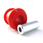 Galinės svirties įvorė (i&scaron;ilginės) (1vnt., i&scaron;ilginė svirtis galas, De&scaron;inė/Kairė, apačia, kietumas: 80 Sha, vidinis skersmuo 12mm, i&scaron;orinis skersmuo 60,5mm) Tinka: RENAULT Tinka: RENAULT VEL SATIS 06.0