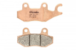 Stabdžių trinkelės 07076XS BREMBO medžiaga: sinter-sg, paskirtis: motoroleriai