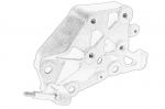 laikiklis, neautomatinės transmisijos tvirtinimas OE PEUGEOT 1627702580