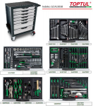 įrankių vežimėlis 305 vnt. TOPTUL GCAJ305B