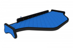 Lentyna kabinos viduje F-CORE F-CORE FT03 BLUE