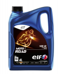 Variklio alyva 4T ELF Moto 4 Road (4L) 10W40 Pusiau sintetinė MOTO 4 ROAD 10W40 4L