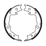 stabdžių trinkelių komplektas, stovėjimo stabdis C01063ABE