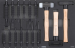 Įrankių vežimėlio įdėklas 16vnt. SONIC 601601