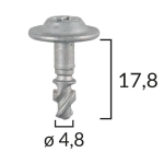Apmu&scaron;alų tvirtiklis ROM C10123