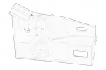 Variklio gaubto elementai 1K1 823 633B