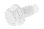užveržimo varžtas, atrama/vairo trauklė OE FIAT 11616924