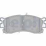 stabdžių trinkelių rinkinys, diskinis stabdys LP1702