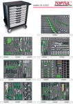 įrankių vežimėlis 322 vnt. TOPTUL GE-32203