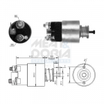 solenoidinis jungiklis, starteris MD46317