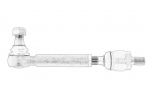 skersinės vairo traukės antgalis OE JOHN DEERE AL220364-JD