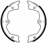 stabdžių trinkelių komplektas, stovėjimo stabdis C04024ABE