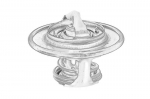 termostatas, au&scaron;inimo skystis OE IVECO 504380075P