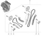 Pavaros grandinės komplektas 13 0C 190 28R