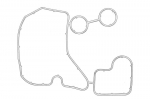 Alyvos radiatoriaus tarpinė OE VW 059 117 070