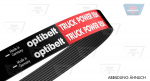 OPTIBELT V formos rumbuoti diržai 10PK1460