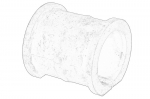 įvorė, stabilizatorius OE ISUZU ISU8943421870
