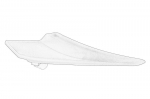 Priekinio stiklo apdailos/apsaugos juosta OE TOYOTA 53867-02040