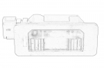 Valst. numerio ap&scaron;vietimo žibintas OE BMW 63 26 7 176 934