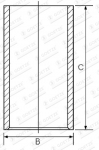 Cilindro tūta (gilzė) 14-010780-00