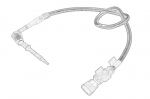I&scaron;metamų dujų temper. daviklis OE IVECO 5801455941