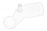 įsiurbimo vamzdis, oro filtras OE TOYOTA 17880-27010
