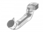 įsiurbimo vamzdis, oro filtras OE PEUGEOT 1434C1