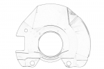apsauginis skydas, stabdžių diskas OE HYUNDAI 5175507000