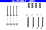 priedų komplektas, stovėjimo stabdžių trinkelės 03.0137-9092.2