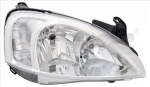 Priekinis žibintas TYC TYC 20-6065-05-2 OPEL COMBO TOUR, COMBO/MINIVAN, CORSA C, CORSA C/HATCHBACK