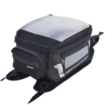 Krep&scaron;ys ant bako S18 Tank Bag OXFORD (18L) spalva juoda/pilka, matmuo OS (tvirtinimas dirželiais)